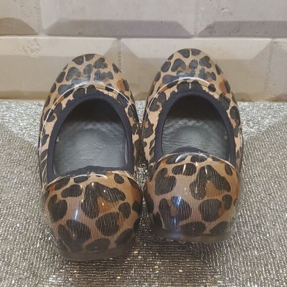 JA-VIE Leopard Animal Print Jelly Flats Shoes 37‎ - Picture 6 of 8